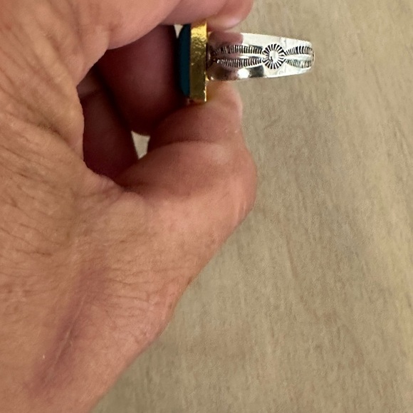 SS Turquoise Ring - Picture 8 of 10